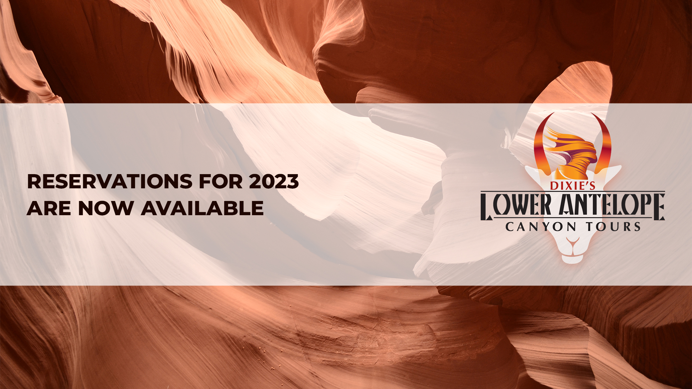 Reservations for 2023 are now available Dixie's Antelope Canyon Tours